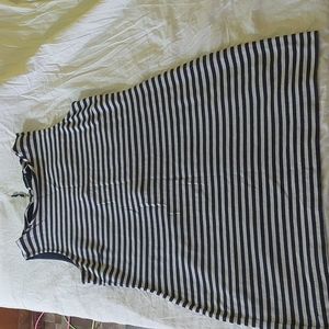 Valerie Bertinelli womens Xl striped dress